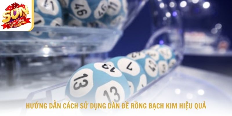 Hướng dẫn cách sử dụng dàn đề rồng bạch kim hiệu quả